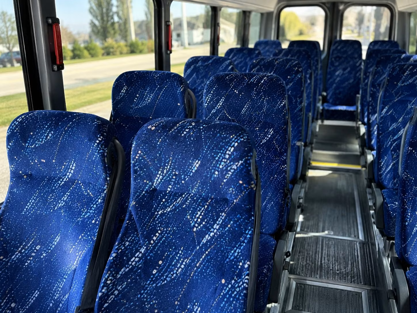 15 passenger minibus interior