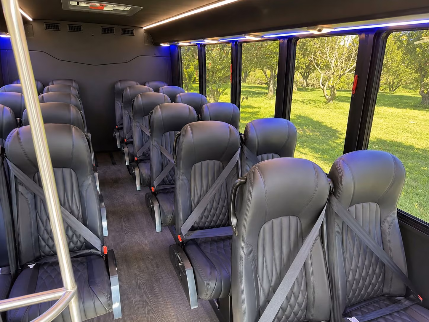 20 passenger minibus interior