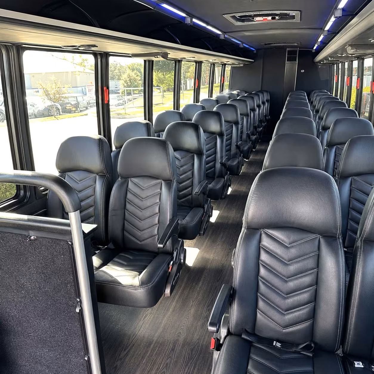 25 passenger minibus inside