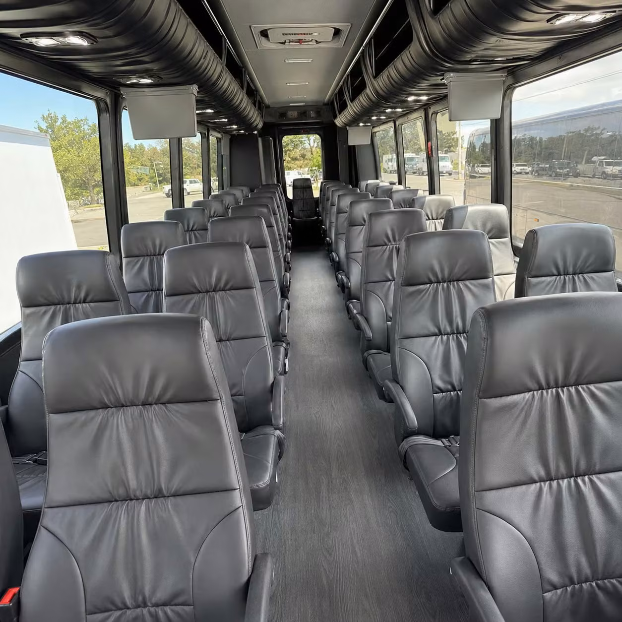 25 passenger minibus interior