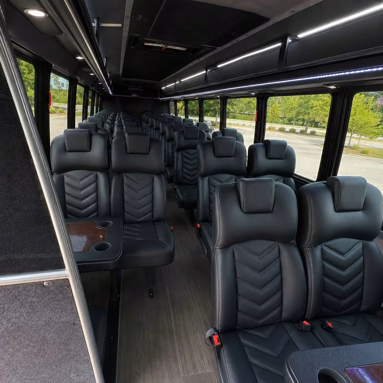 30 passenger minibus interior