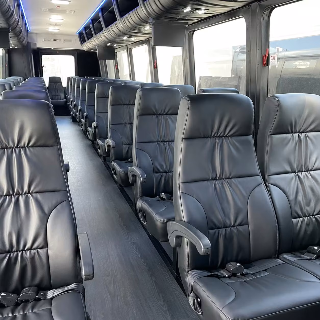 35 passenger minibus inside